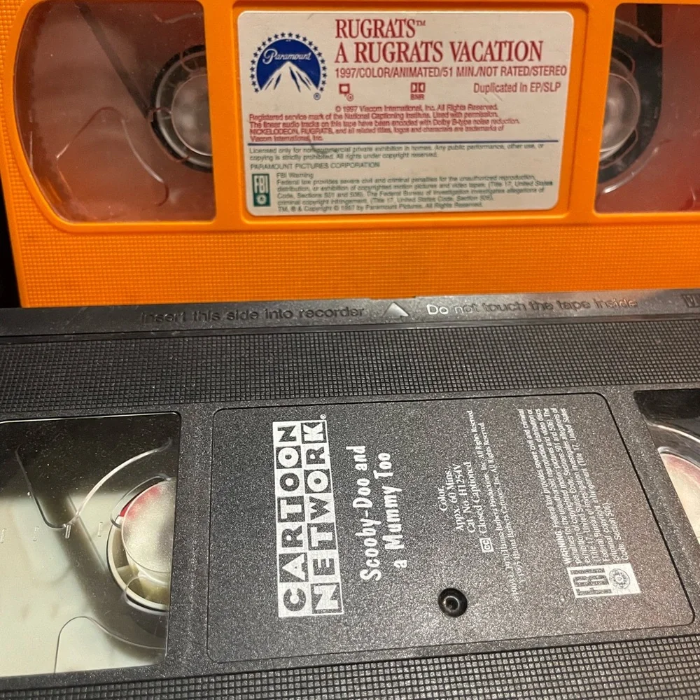 Vintage VHS Tape Collection